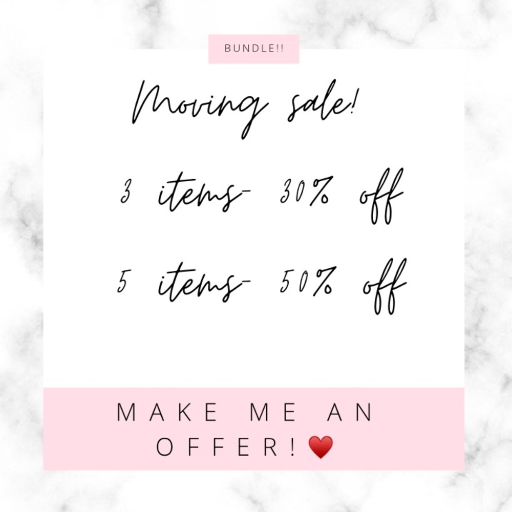 MOVING SALE!
